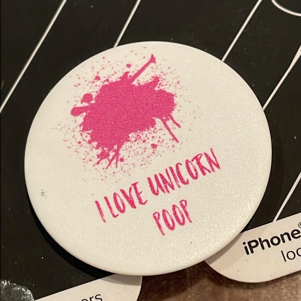Pop socket Unicorn Poop Splatter New